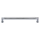 Heritage Brass Cabinet Pull Bauhaus Design 254mm CTC Polished Chrome Finish - C0312 254-PC - Choice Handles