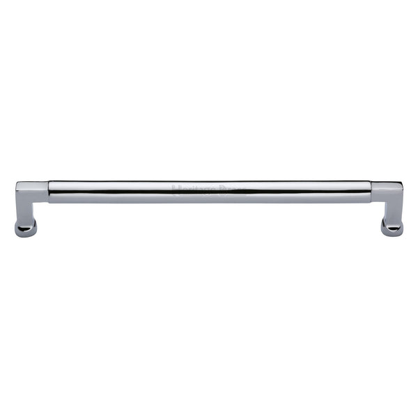 Heritage Brass Cabinet Pull Bauhaus Design 254mm CTC Polished Chrome Finish - C0312 254-PC - Choice Handles