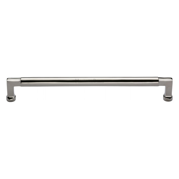 Heritage Brass Cabinet Pull Bauhaus Design 254mm CTC Polished Nickel Finish - C0312 254-PNF - Choice Handles