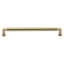 Heritage Brass Cabinet Pull Bauhaus Design 254mm CTC Satin Brass Finish - C0312 254-SB - Choice Handles