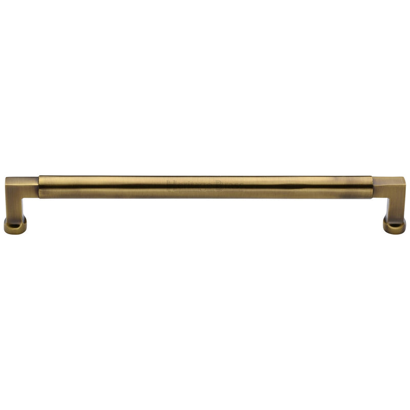 Heritage Brass Cabinet Pull Bauhaus Design 320mm CTC Antique Brass Finish - C0312 320-AT - Choice Handles