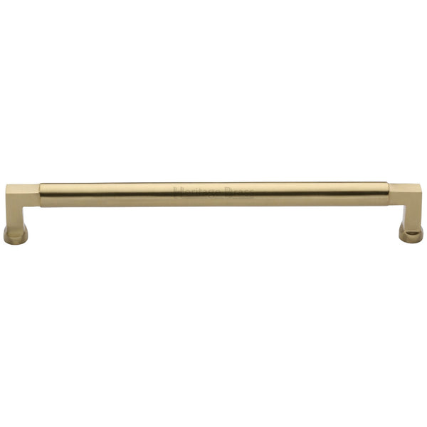 Heritage Brass Cabinet Pull Bauhaus Design 320mm CTC Satin Brass Finish - C0312 320-SB - Choice Handles