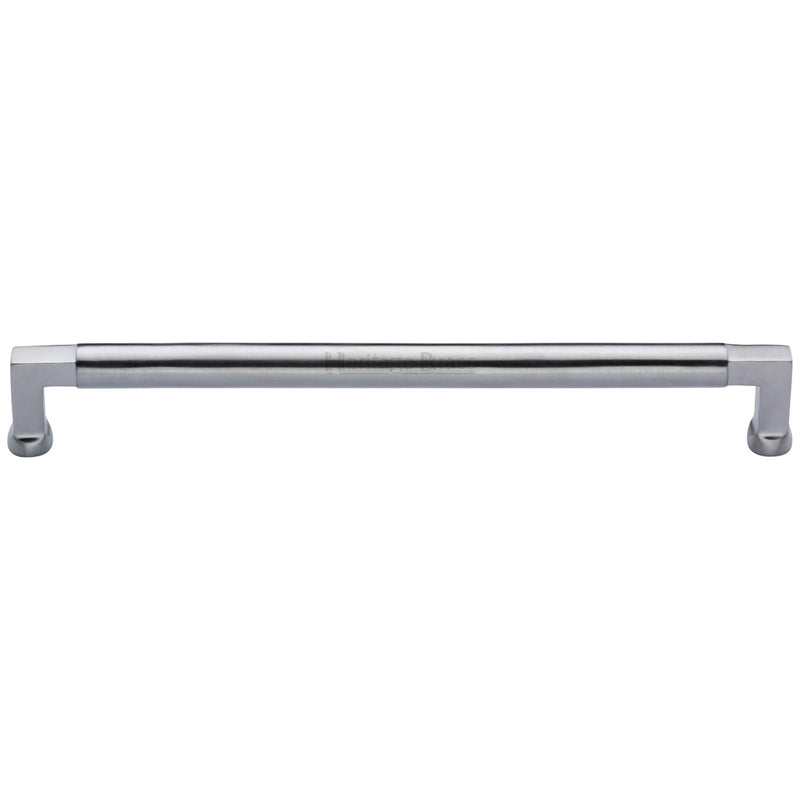 Heritage Brass Cabinet Pull Bauhaus Design 320mm CTC Satin Chrome Finish - C0312 320-SC - Choice Handles