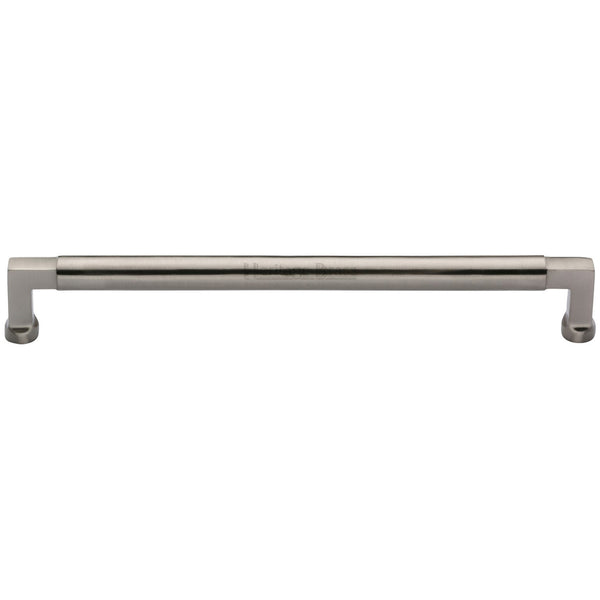 Heritage Brass Cabinet Pull Bauhaus Design 320mm CTC Satin Nickel Finish - C0312 320-SN - Choice Handles