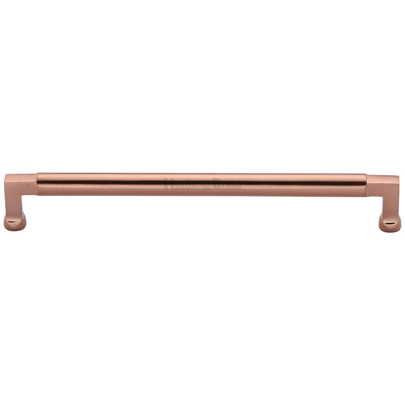 Heritage Brass Cabinet Pull Bauhaus Design 320mm CTC Satin Rose Gold Finish - C0312 320-SRG - Choice Handles