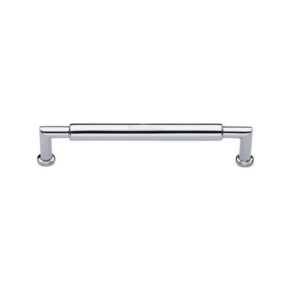 Heritage Brass Cabinet Pull Bauhaus Round Design 101mm CTC Polished Chrome Finish - C0319 101-PC - Choice Handles