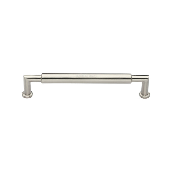 Heritage Brass Cabinet Pull Bauhaus Round Design 101mm CTC Satin Nickel Finish - C0319 101-SN - Choice Handles