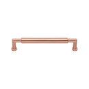 Heritage Brass Cabinet Pull Bauhaus Round Design 101mm CTC Satin Rose Gold Finish - C0319 101-SRG - Choice Handles
