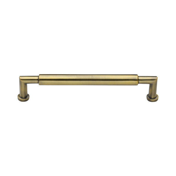 Heritage Brass Cabinet Pull Bauhaus Round Design 152mm CTC Antique Brass Finish - C0319 152-AT - Choice Handles