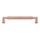 Heritage Brass Cabinet Pull Bauhaus Round Design 203mm CTC Satin Rose Gold Finish - C0319 203-SRG - Choice Handles
