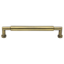 Heritage Brass Cabinet Pull Bauhaus Round Design 254mm CTC Antique Brass Finish - C0319 254-AT - Choice Handles