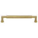 Heritage Brass Cabinet Pull Bauhaus Round Design 254mm CTC Satin Brass Finish - C0319 254-SB - Choice Handles