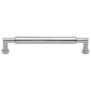 Heritage Brass Cabinet Pull Bauhaus Round Design 254mm CTC Satin Chrome Finish - C0319 254-SC - Choice Handles