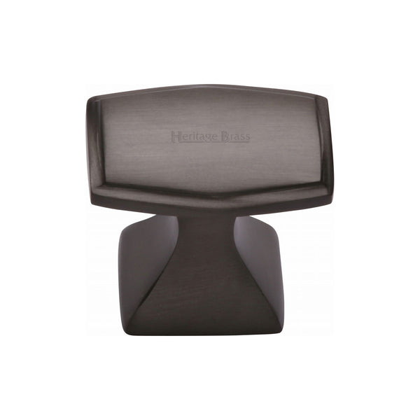 Heritage Brass Cabinet Knob Deco Design 32mm Matt Bronze finish - C0333 32-MB - Choice Handles