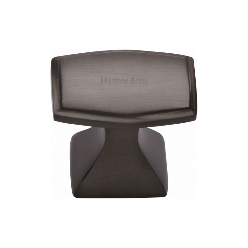 Heritage Brass Cabinet Knob Deco Design 32mm Matt Bronze finish - C0333 32-MB - Choice Handles