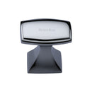 Heritage Brass Cabinet Knob Deco Design 32mm Polished Chrome finish - C0333 32-PC - Choice Handles