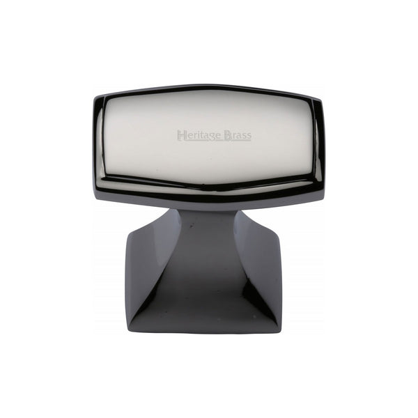 Heritage Brass Cabinet Knob Deco Design 32mm Polished Nickel - C0333 32-PNF - Choice Handles