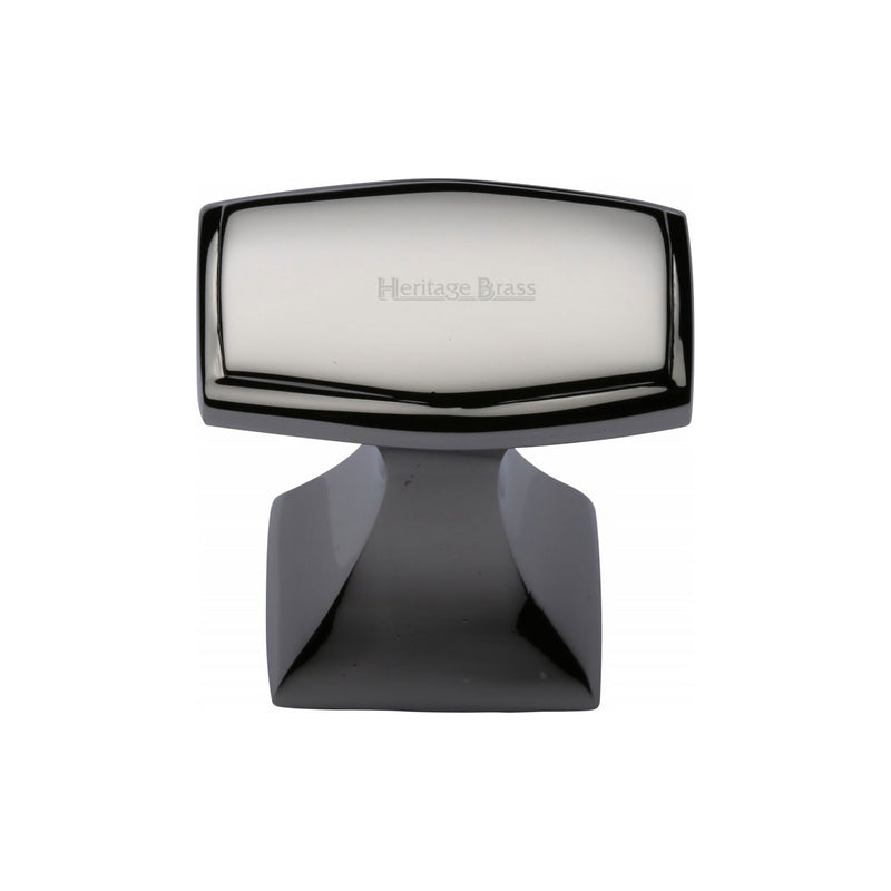 Heritage Brass Cabinet Knob Deco Design 32mm Polished Nickel - C0333 32-PNF - Choice Handles