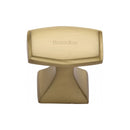 Heritage Brass Cabinet Knob Deco Design 32mm Satin Brass finish - C0333 32-SB - Choice Handles
