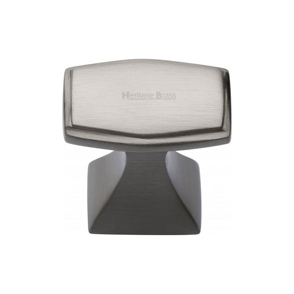 Heritage Brass Cabinet Knob Deco Design 32mm Satin Nickel finish - C0333 32-SN - Choice Handles