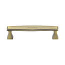 Heritage Brass Cabinet Pull Deco Design 128mm CTC Antique Brass Finish - C0334 128-AT - Choice Handles