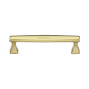 Heritage Brass Cabinet Pull Deco Design 128mm CTC Polished Brass Finish - C0334 128-PB - Choice Handles