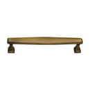 Heritage Brass Cabinet Pull Deco Design 160mm CTC Antique Brass Finish - C0334 160-AT - Choice Handles