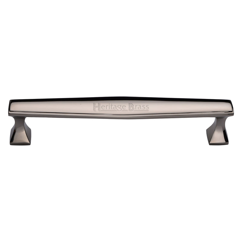 Heritage Brass Cabinet Pull Deco Design 203mm CTC Polished Nickel Finish - C0334 203-PNF - Choice Handles