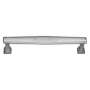 Heritage Brass Cabinet Pull Deco Design 203mm CTC Satin Chrome Finish - C0334 203-SC - Choice Handles