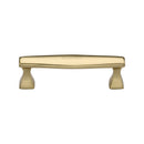 Heritage Brass Cabinet Pull Deco Design 96mm CTC Polished Brass Finish - C0334 96-PB - Choice Handles