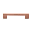 Heritage Brass Cabinet Pull Metro Design 128mm CTC Satin Rose Gold Finish - C0337 128-SRG - Choice Handles