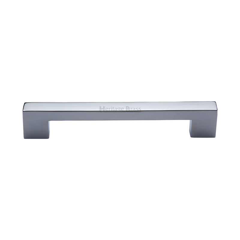 Heritage Brass Cabinet Pull Metro Design 160mm CTC Polished Chrome Finish - C0337 160-PC - Choice Handles