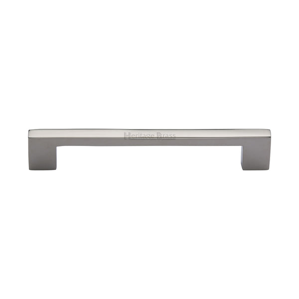 Heritage Brass Cabinet Pull Metro Design 160mm CTC Polished Nickel Finish - C0337 160-PNF - Choice Handles
