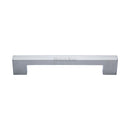 Heritage Brass Cabinet Pull Metro Design 160mm CTC Satin Chrome Finish - C0337 160-SC - Choice Handles