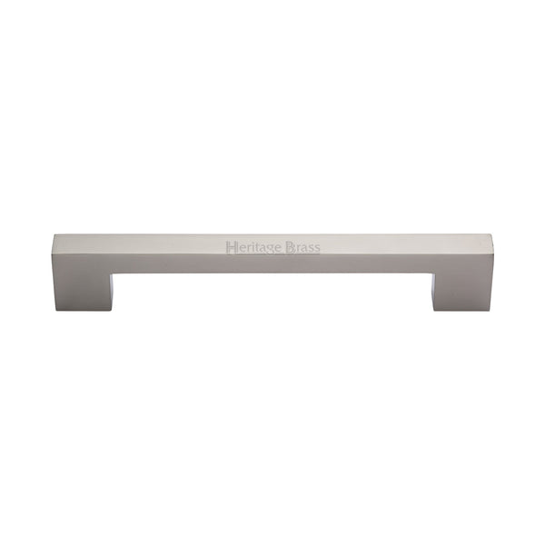 Heritage Brass Cabinet Pull Metro Design 160mm CTC Satin Nickel Finish - C0337 160-SN - Choice Handles