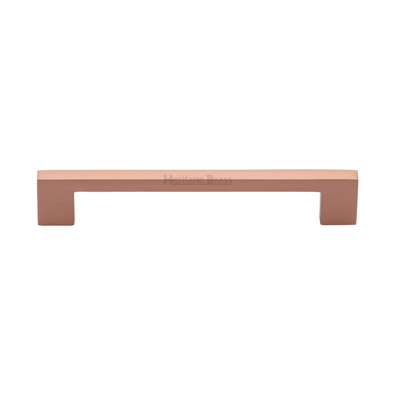 Heritage Brass Cabinet Pull Metro Design 160mm CTC Satin Rose Gold Finish - C0337 160-SRG - Choice Handles