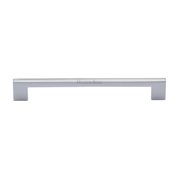 Heritage Brass Cabinet Pull Metro Design 192mm CTC Polished Chrome Finish - C0337 192-PC - Choice Handles