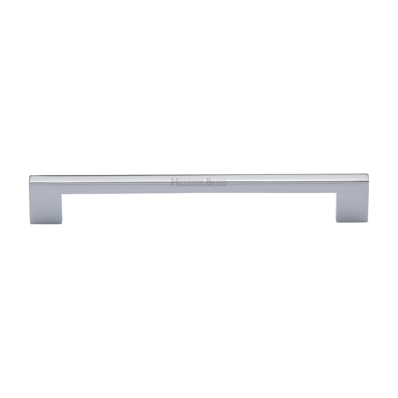 Heritage Brass Cabinet Pull Metro Design 192mm CTC Polished Chrome Finish - C0337 192-PC - Choice Handles