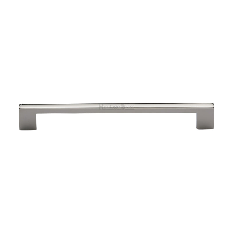 Heritage Brass Cabinet Pull Metro Design 192mm CTC Polished Nickel Finish - C0337 192-PNF - Choice Handles