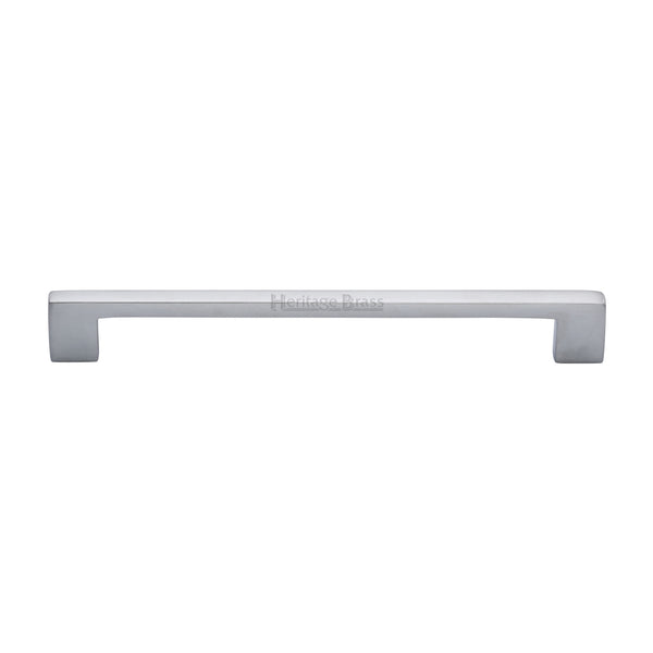 Heritage Brass Cabinet Pull Metro Design 192mm CTC Satin Chrome Finish - C0337 192-SC - Choice Handles