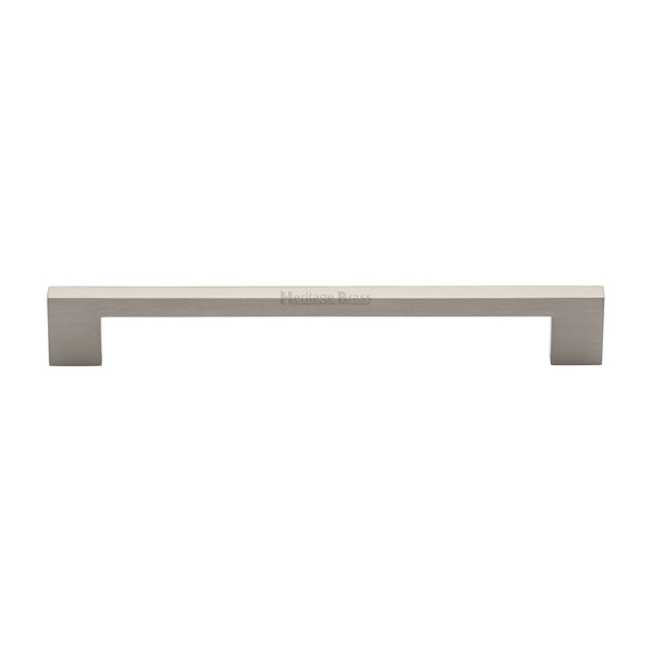 Heritage Brass Cabinet Pull Metro Design 192mm CTC Satin Nickel Finish - C0337 192-SN - Choice Handles