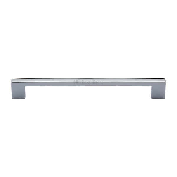 Heritage Brass Cabinet Pull Metro Design 203mm Polished Chrome finish - C0337 203-PC - Choice Handles