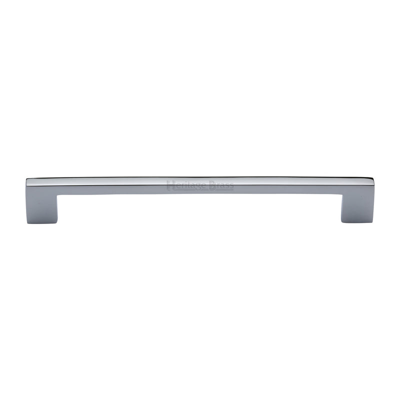 Heritage Brass Cabinet Pull Metro Design 203mm Polished Chrome finish - C0337 203-PC - Choice Handles