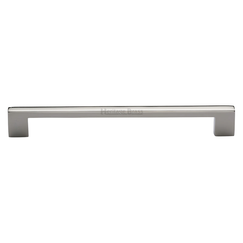 Heritage Brass Cabinet Pull Metro Design 254mm CTC Polished Nickel Finish - C0337 254-PNF - Choice Handles