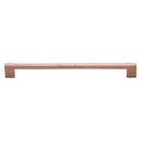 Heritage Brass Cabinet Pull Metro Design 254mm CTC Satin Rose Gold Finish - C0337 254-SRG - Choice Handles