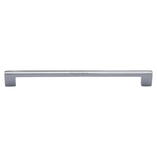 Heritage Brass Cabinet Pull Metro Design 256mm CTC Polished Chrome Finish - C0337 256-PC - Choice Handles