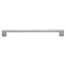 Heritage Brass Cabinet Pull Metro Design 256mm CTC Satin Chrome Finish - C0337 256-SC - Choice Handles