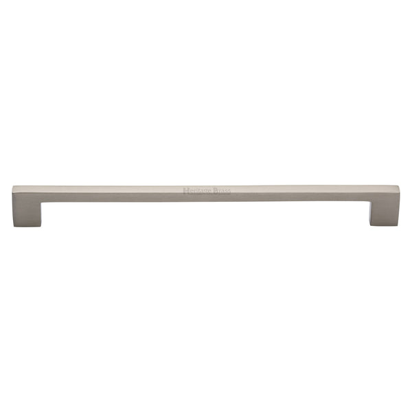 Heritage Brass Cabinet Pull Metro Design 256mm CTC Satin Nickel Finish - C0337 256-SN - Choice Handles