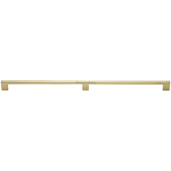 Heritage Brass Cabinet Pull Metro Design 480mm CTC Matt Black Finish - C0337 480-BKMT - Choice Handles