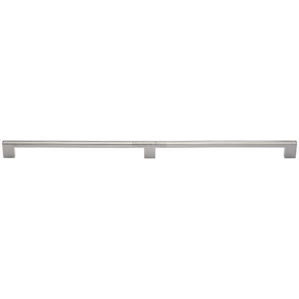 Heritage Brass Cabinet Pull Metro Design 480mm CTC Polished Nickel Finish - C0337 480-PNF - Choice Handles